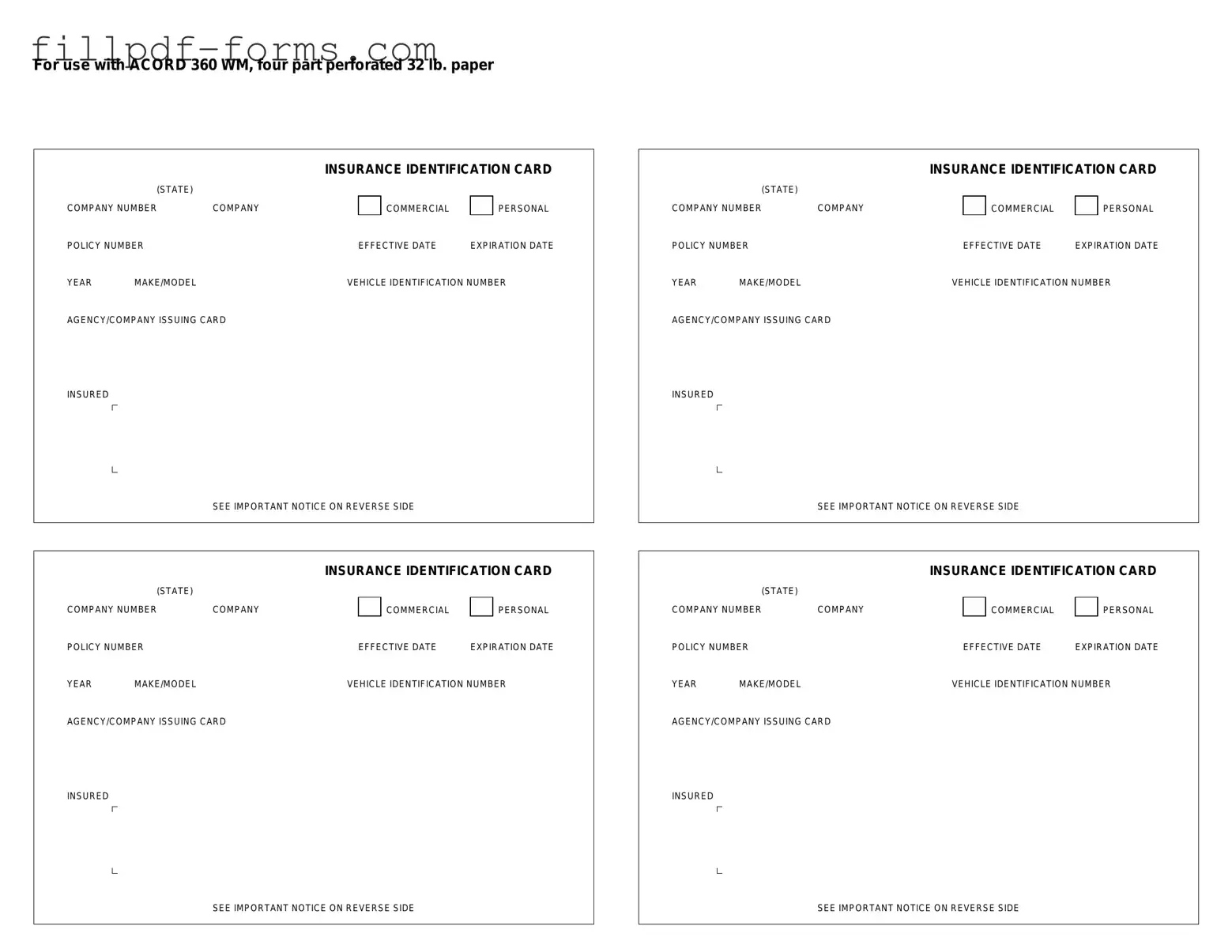 Acord 50 WM PDF Form