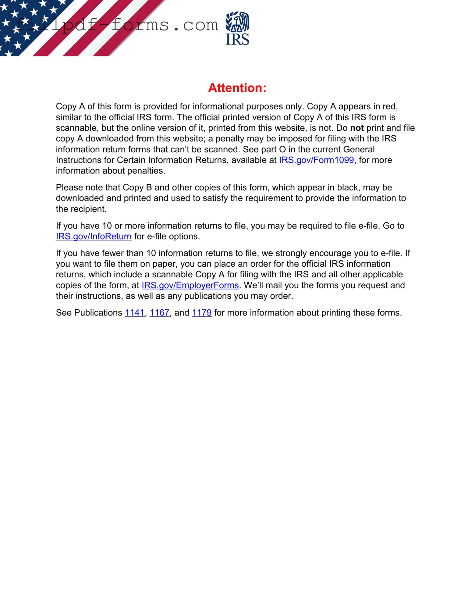 IRS 1099-MISC PDF Form