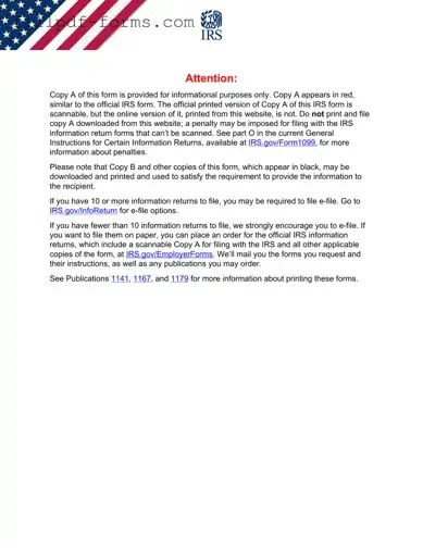 IRS 1099-MISC PDF Form