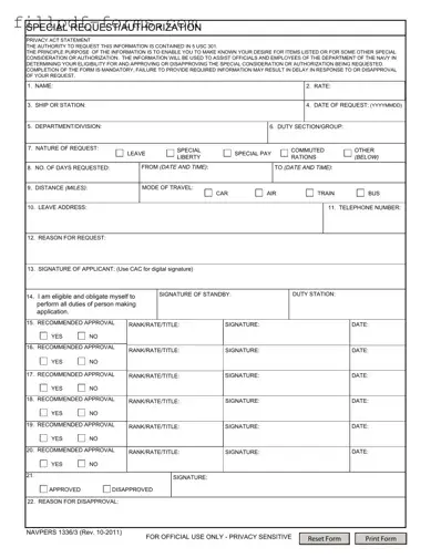 Navpers 1336 3 PDF Form